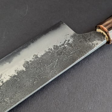 Mazaki Naoki | Kiritsuke Gyuto 210mm | Shirogami 2 / White 2 | Black Nashiji