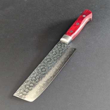 Suisin | Nakiri 165 mm | VG10 | Tsuchime Suminagashi Damascus 17